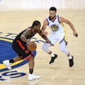 „Raptors“ Ouklande nesulaikė Curry, tačiau palaužė traumų išretintus NBA čempionus