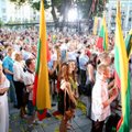Lietuvoje ir pasaulyje 21 val. bus giedamas Lietuvos himnas