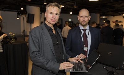 CEO Øysteinas Moanas ir Mantas Urbonas