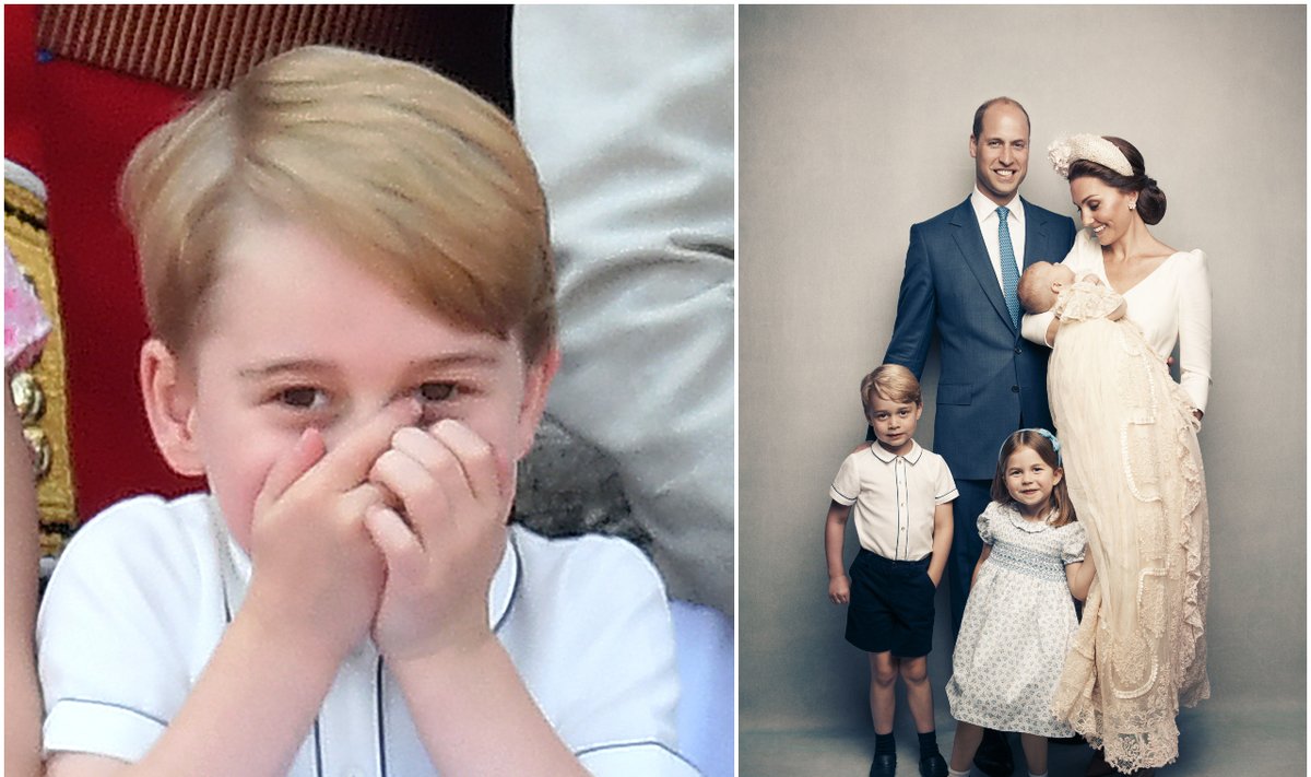 Princas George'as su šeima