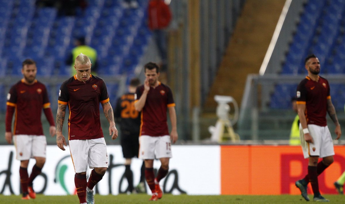"Roma" klubas patyrė nesėkmę