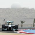 Bahreino lenktynėse iš pirmosios pozicijos startuos N. Rosbergas