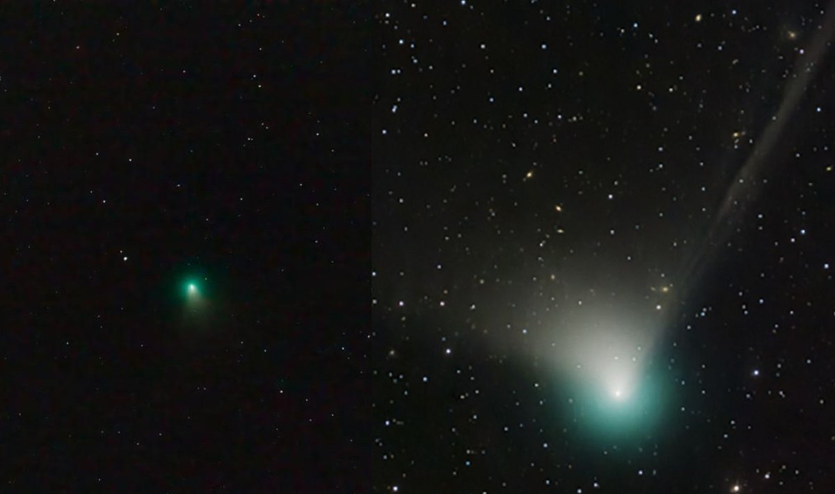 C/2022 E3  kometa prie Žemės priartėjo po 50 000 metų. AFP / NASA / Dan Bartlett nuotr.