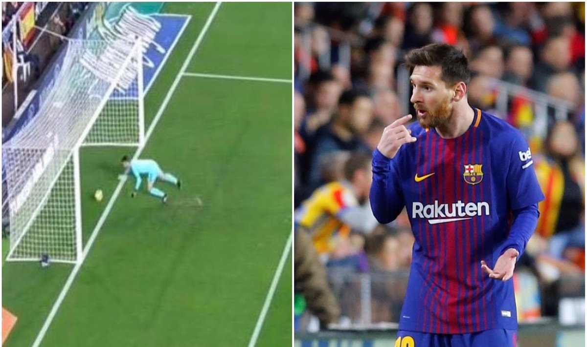 Lionelis Messi ir neįskaitytas jo įvartis