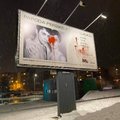 В Вильнюсе был испорчен плакат музея МО с изображением гомосексуальной пары