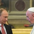 Popiežiaus ataskaita apie V. Putino vizitą – kitokia nei apie kitus pasaulio lyderius
