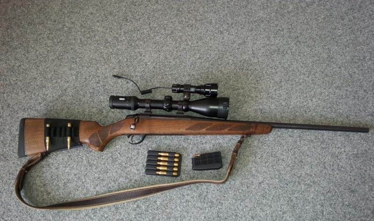 Iš Švenčionyse stirniną nušovusio brakonieriaus konfiskuotas šautuvas