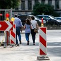 Rekonstruojant gatvę Kauno centre pėsčiųjų saugumu pasirūpinti pamiršta