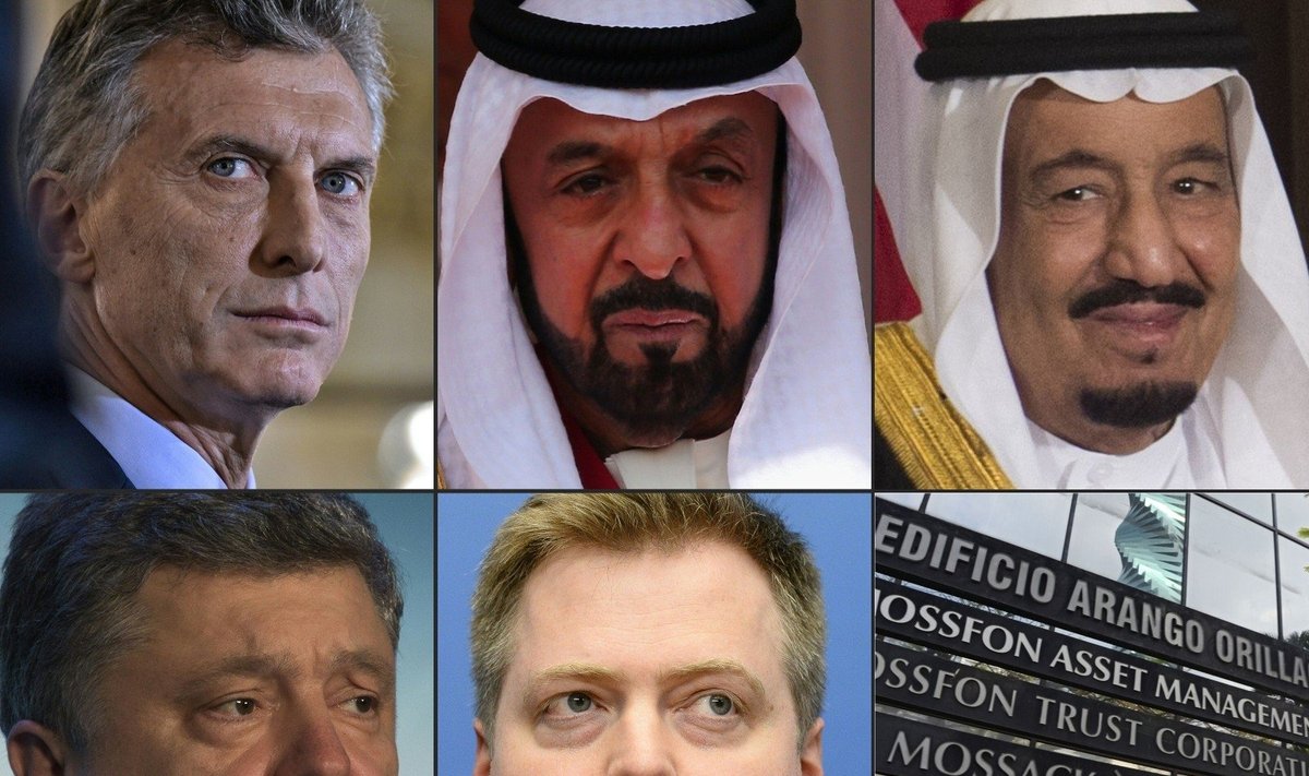 Mauricio Macri, Khalifa bin Zayedas al-Nahayanas, Salmanas bin Abdulazizas, Petro Porošenka, Sigmunduras Davidas Gunnlaugssas