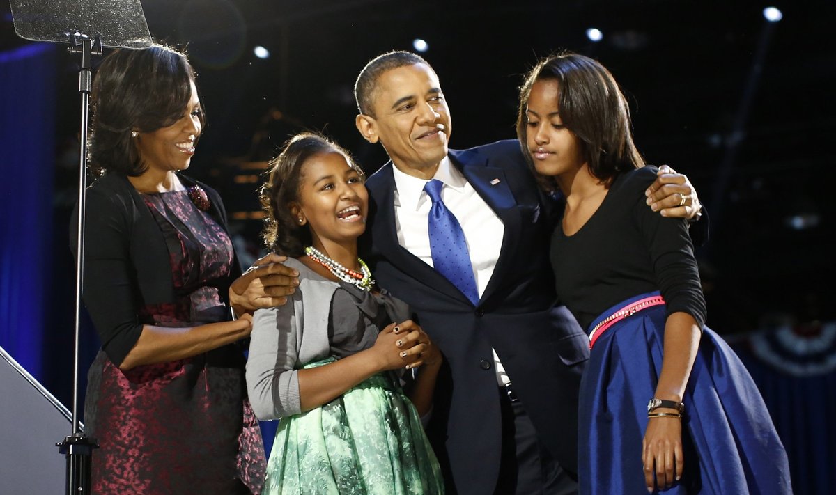 B.Obama su šeima