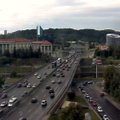 Vilniuje dėl didelės avarijos susidarė spūstys