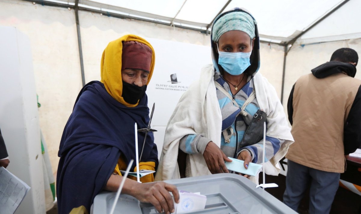 Etiopijoje vyksta rinkimai, kuriuos temdo neramumai Tigrėjuje