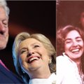 Billas ir Hillary Clintonai švenčia 45-ąsias net ir viešą sekso skandalą ištvėrusios santuokos metines: sveikinimais apsikeitė internete