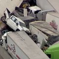 Teksase susidūrus 130 automobilių žuvo 6 žmonės