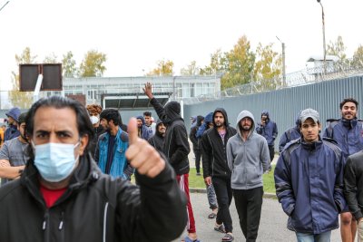Kybartų pataisos namuose apgyvendinti migrantai