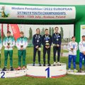 Europos čempionate – jaunųjų penkiakovininkų sidabras