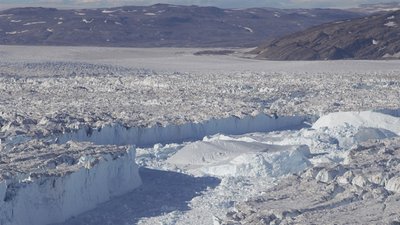 Grenlandijos ledynai.  Nicolaj K Larsen, Globe Institute, Denmark.