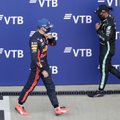 F1 kvalifikacija Sočyje: Hamiltonas pagerino trasos rekordą, Vettelis sudaužė bolidą