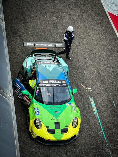 „Porsche Baltic“ rungtyniaus 992/AM klasėje su „Porsche 911 GT3 Cup“ automobiliu.