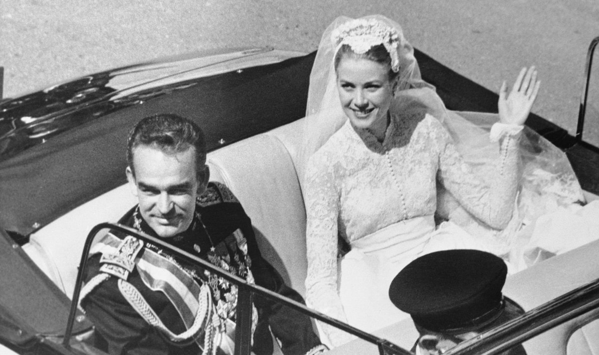 Monako princas Rainieras III ir Grace Kelly