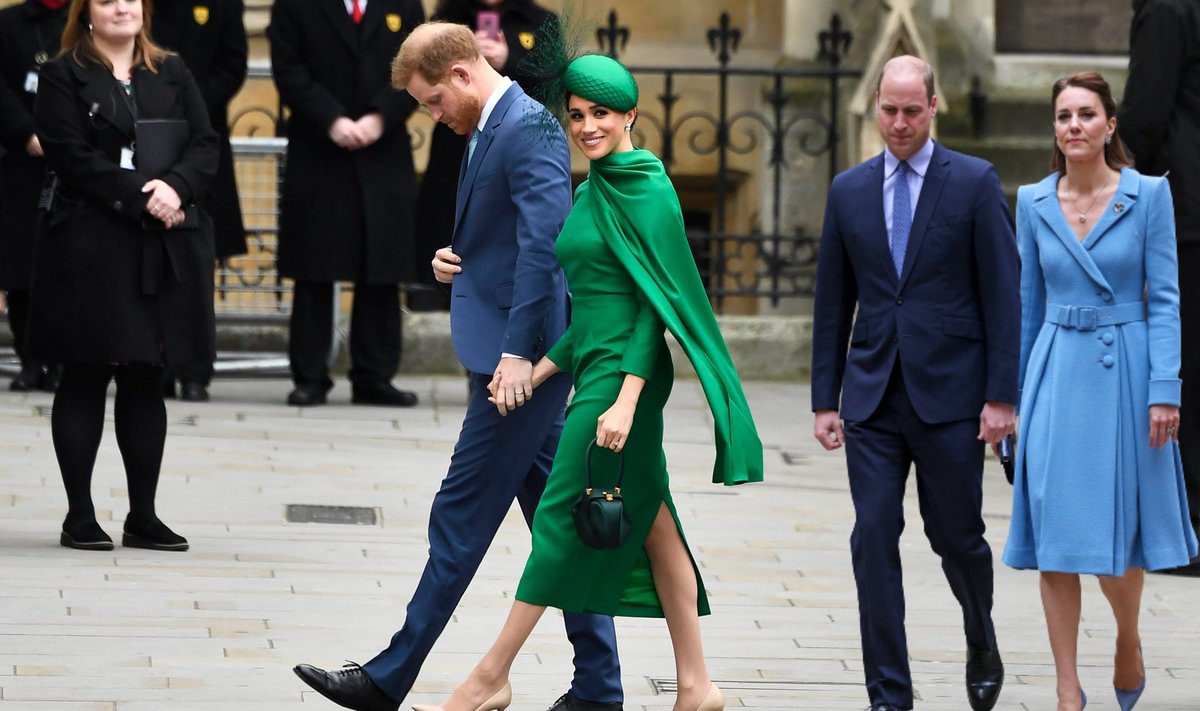 Princas Harry ir Meghan Markle bei princas Williamas ir Kate Middleton