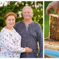 Kaimynus medumi aprūpinantys Diana ir Gediminas apie bites: čia mūsų hobis, ne verslas
