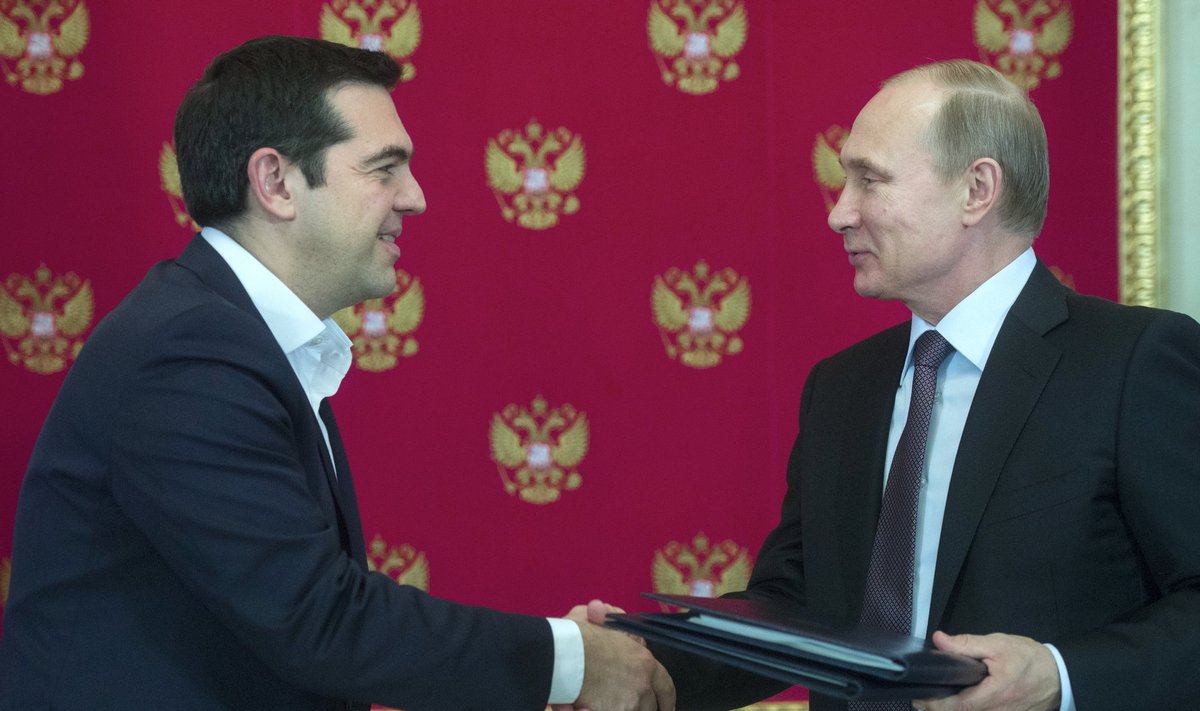 Alexis Tsipras, Vladimiras Putinas