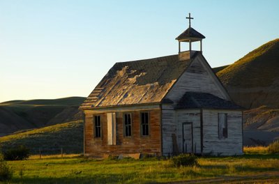 Apleista bažnyčia, Alberta (JAV)