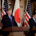Trumpas prieš JT Generalinės Asamblėjos posėdį susitiko su Japonijos premjeru