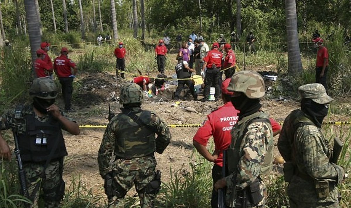 Meksikoje rasti dingusių turistų kūnai