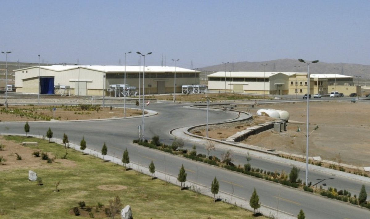 Irano branduolinio kuro sodrinimo įrenginiai Natanzo mieste