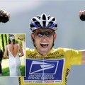 Garsus dviratininkas Lance’as Armstrongas vedė savo mylimąją: pasidalino intymios ceremonijos kadrais