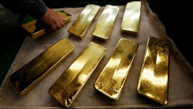 Aukso kaina pasiekė rekordines aukštumas
