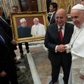 Popiežius pirmą kartą susitiko su Mormonų Bažnyčios vadovybe