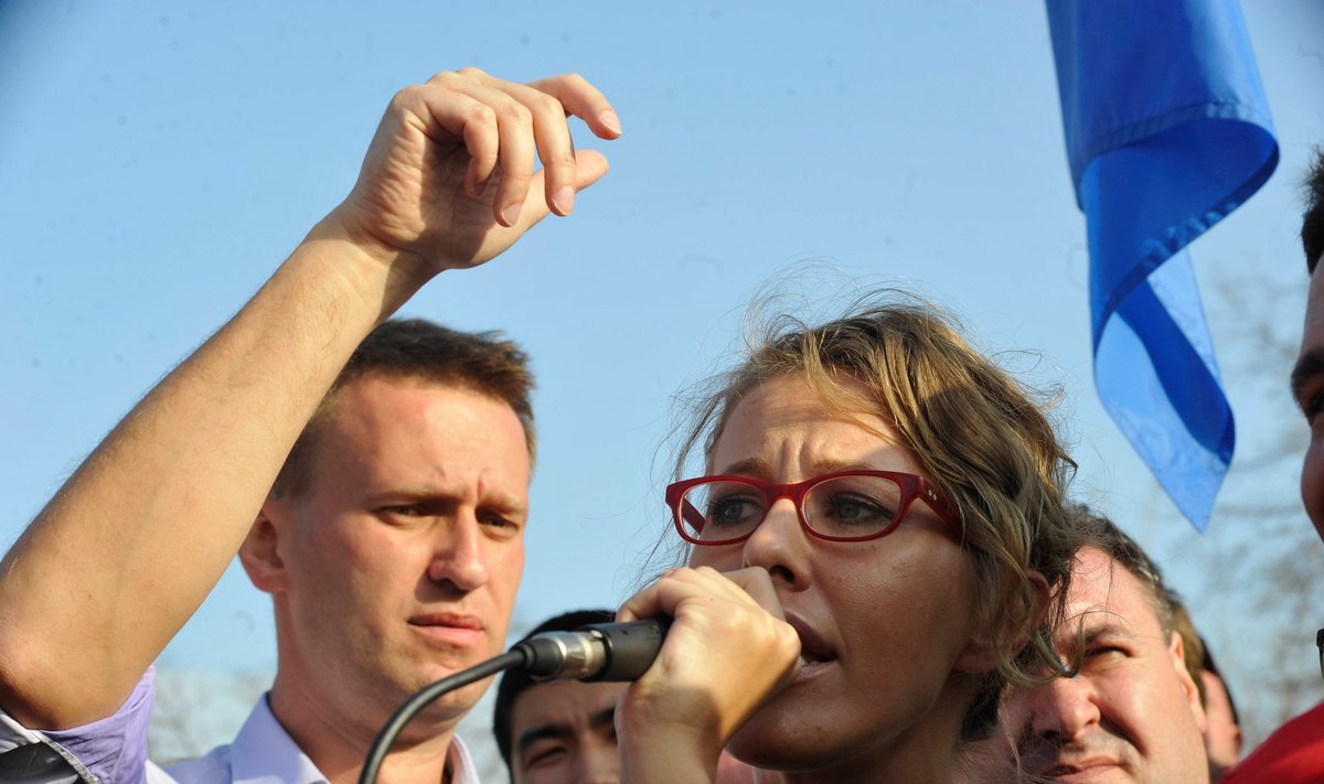 Aleksejus Navalnas, Ksenija Sobčiak