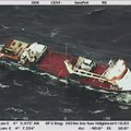 Prie Norvegijos krantų dreifuoja laivas