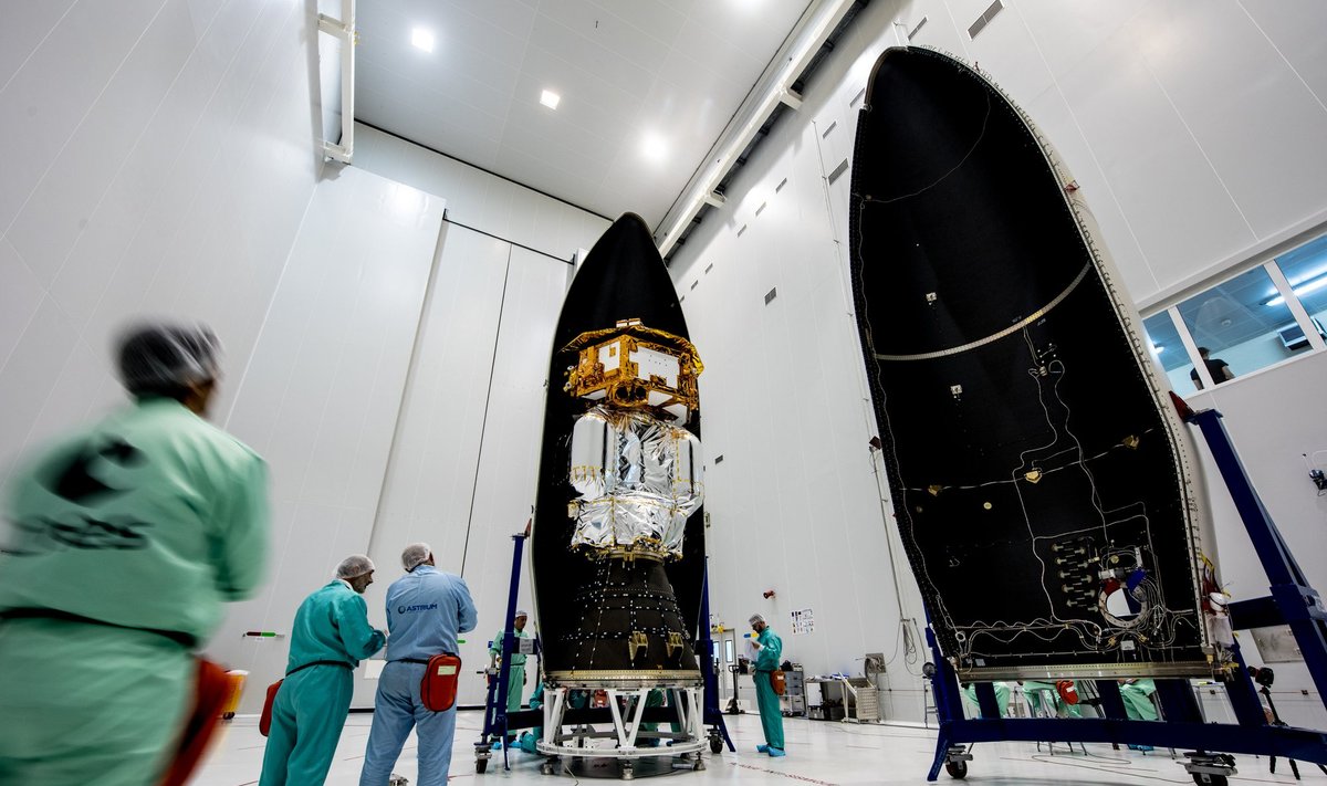 "LISA Pathfinder" zondas, paruoštas skrydžiui į kosmosą