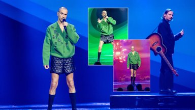 „Eurovizijos“ filmavime pasirodę „The Roop“ nustebino ne tik išskirtiniu įvaizdžiu: nutekintas dainos priedainis sukėlė prieštaringas nuomones