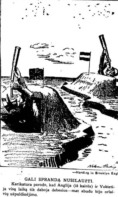 Nuotrauka spausdinta 1915 m. JAV lietuvių laikraštyje „Amerikos Lietuva“.