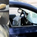 Parodė, kaip užmaskuoja iššovusią automobilio saugos pagalvę: neliko nė žymės, kad jos nėra