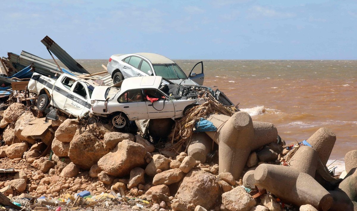 Potvynis Libijoje