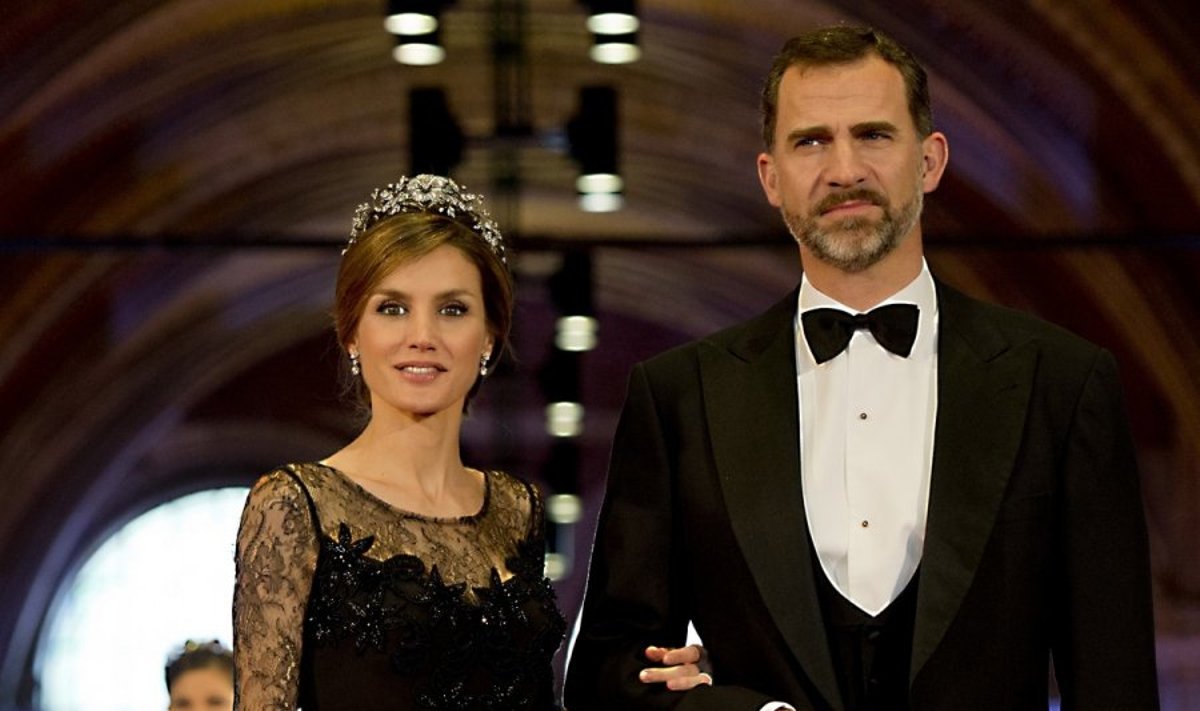 Ispanijos princas Felipe ir princesė Letizia