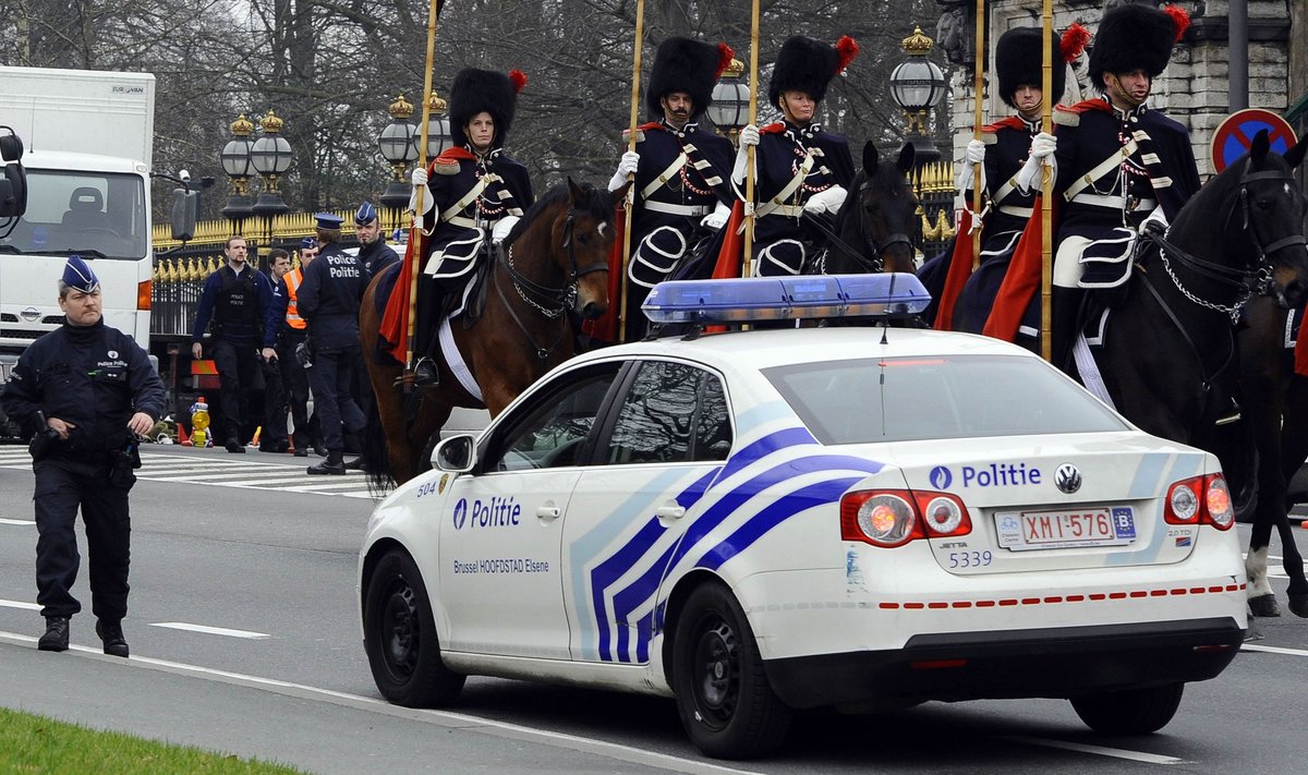 Briuselyje savižudis vairuotojas sužalojo aštuonis policininkus