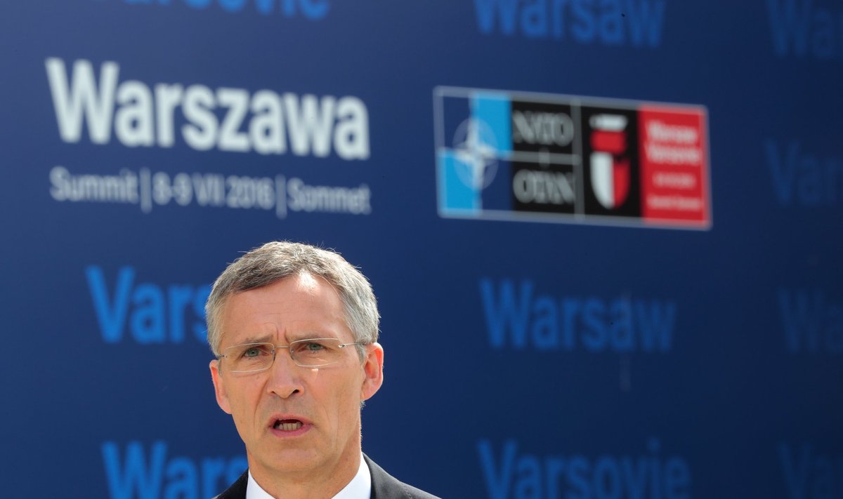 NATO Secretary General Jens Stoltenberg in Warsaw