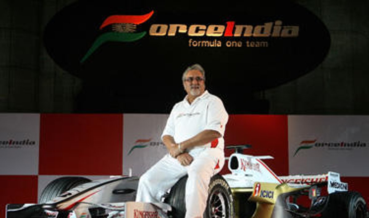 Vijay Mallaya pristato naująjį "Force India VJM01" bolidą