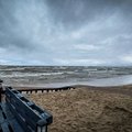 Бушующий на побережье шторм Отто не причинил большого ущерба, судоходство в Клайпедском порту ограничено