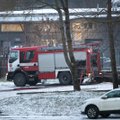 Vilniuje, gamybos įmonės patalpose, kilo gaisras, evakuoti žmonės
