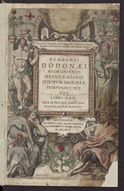 Dodoens, R. Stirpium historiae pemptades sex. Antwerpen, 1616