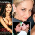 Filmo „Erotiniai žaidimai“ aktorės atkartojo legendinį bučinį, pelniusį net apdovanojimą