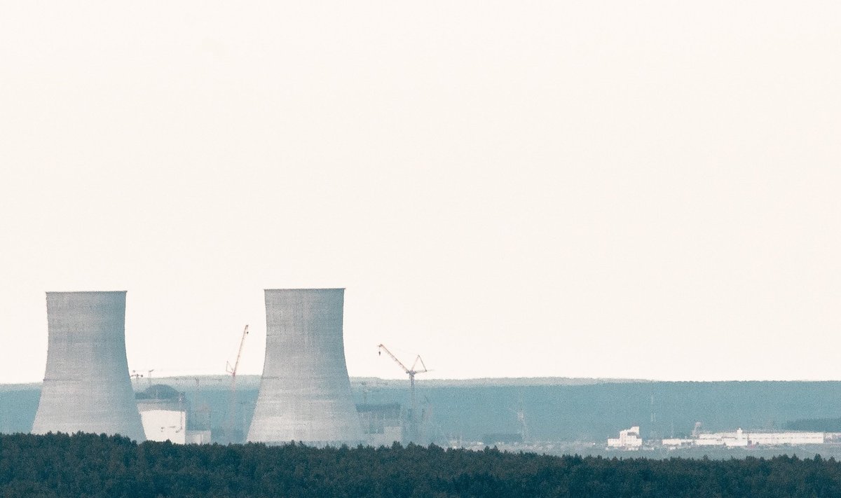 Belarus' Astravyets nuclear power plant under construction 